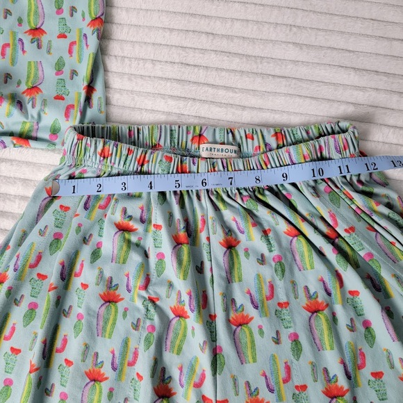 🌵 Earthbound Trading Co Cactus Print Pajama Set –Size Small Soft Cozy Sleepwear - Picture 7 of 10